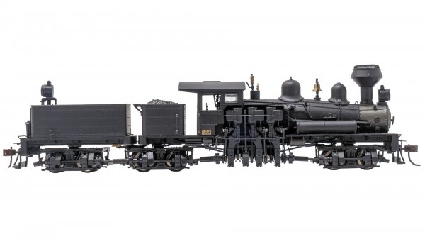 (image for) 80-Ton Three-Truck Shay - Painted Unlettered - Black