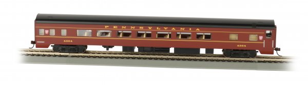 (image for) PRR Smooth-Side Coach w/ Lighted Interior (HO)