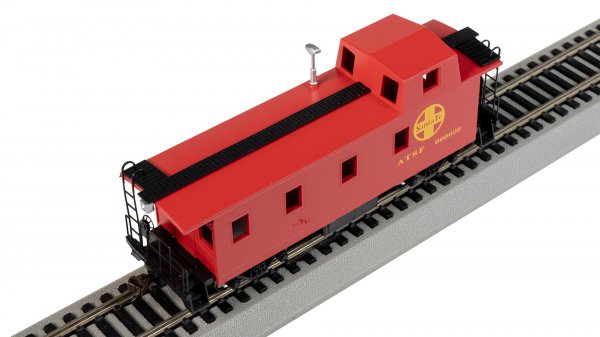 (image for) Streamlined Caboose with Offset Cupola - Santa Fe #999628