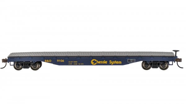 (image for) 52' Flat Car - Chessie System® #9106