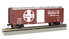 (image for) 40' Boxcar - Santa Fe #139876 - Flour Only