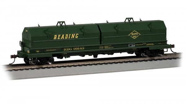 (image for) 55' Steel Coil Car - Reading #99143 (with load)