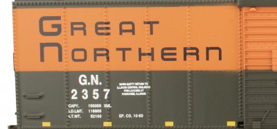 Great Northern #2357 40' Box Car (HO Scale)