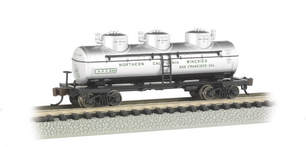 (image for) Northern California Wineries - 3-Dome Tank Car