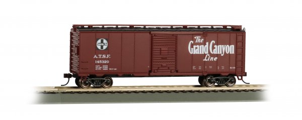 (image for) Grand Canyon 40' Santa Fe Map Box Car (HO Scale)