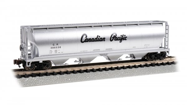 (image for) 4-Bay Cylindrical Grain Hopper - Canadian Pacific #386538
