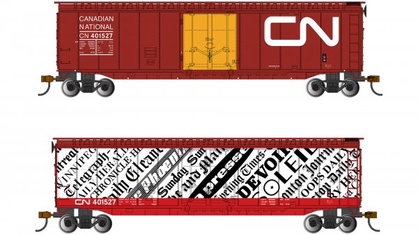 (image for) 50' Plug Door Box Car - Canadian National #401527