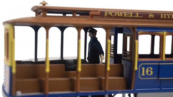 (image for) Cable Car with Grip Man - Blue & Tan #16