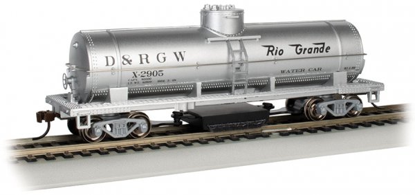 (image for) Rio Grande™ Water #X-2905 - Track-Cleaning Single-Dome Tank Car