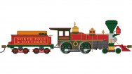 (image for) 4-4-0 American - North Pole & Southern® #1 (with Wood Load)