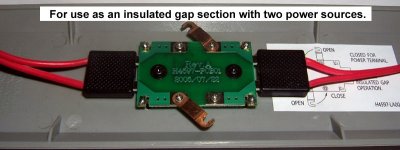 9" Power Terminal with Insulated Gap (HO Scale)