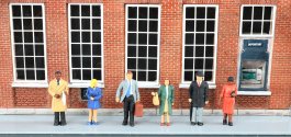 Standing Office Workers - HO Scale