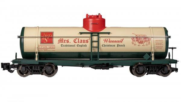 (image for) Single Dome Tank Car - Christmas - NP&S® #12024 Mrs.Claus' Christmas Punch