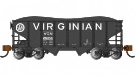 (image for) USRA 55 Ton 2-Bay Hopper - VIRGINIAN #26056
