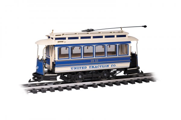 (image for) Closed Streetcar - United Traction Company #1833 - Blue & Cream