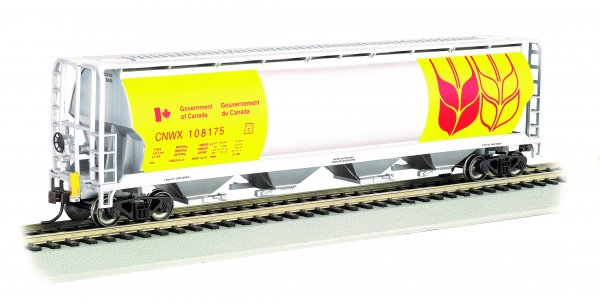 (image for) Cylindrical Grain Hopper with Flashing End of Train Device - Gov. of Canada #108175
