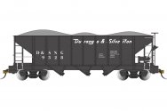 (image for) 3-Bay Hopper with Removable Load - Durango & Silverton #9328 with Ballast Load