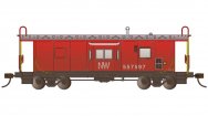 (image for) BAY WINDOW CABOOSE - NORFOLK & WESTERN #557597