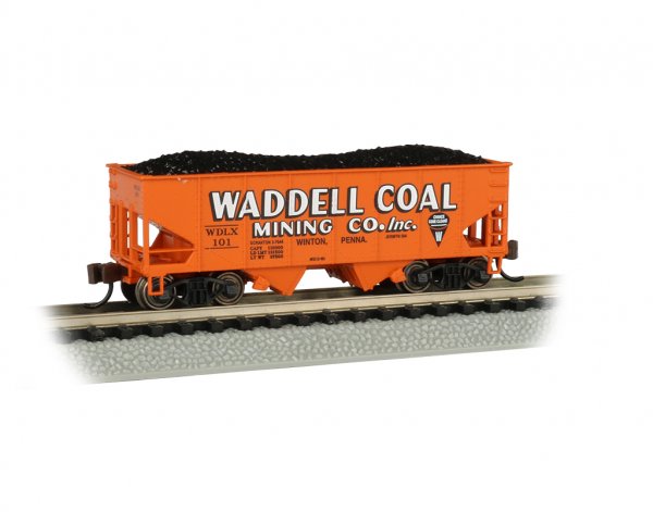 (image for) USRA 55-Ton Outside-Braced Hopper - Waddell Coal #101