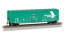 50' Outside Braced Boxcar with FRED - Berlin Mills Railway #266