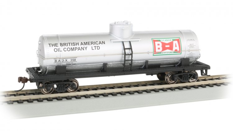 (image for) 40' Single-Dome Tank Car - British American Oil - Click Image to Close