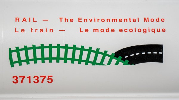 (image for) Canadian 4 Bay Cylindrical Grain Hopper - CN Environmental Mode #317375