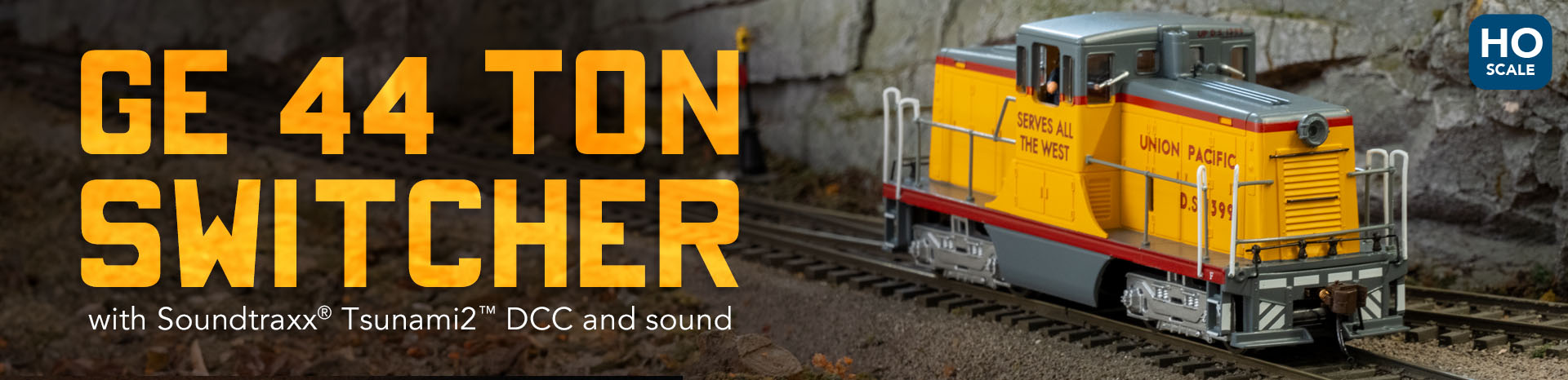 (image for) HO Scale GE 44 Ton Switcher