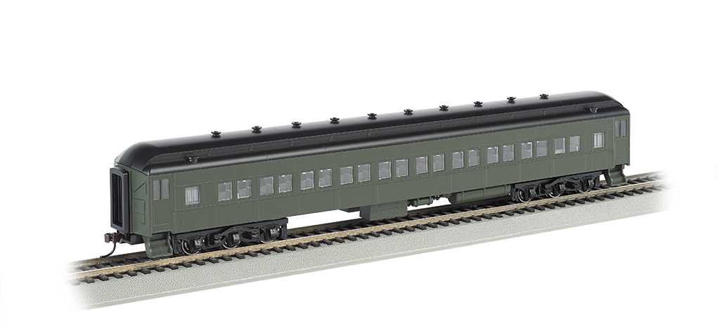 Painted Unlettered - Pullman Green - 72' Coach [WF]
