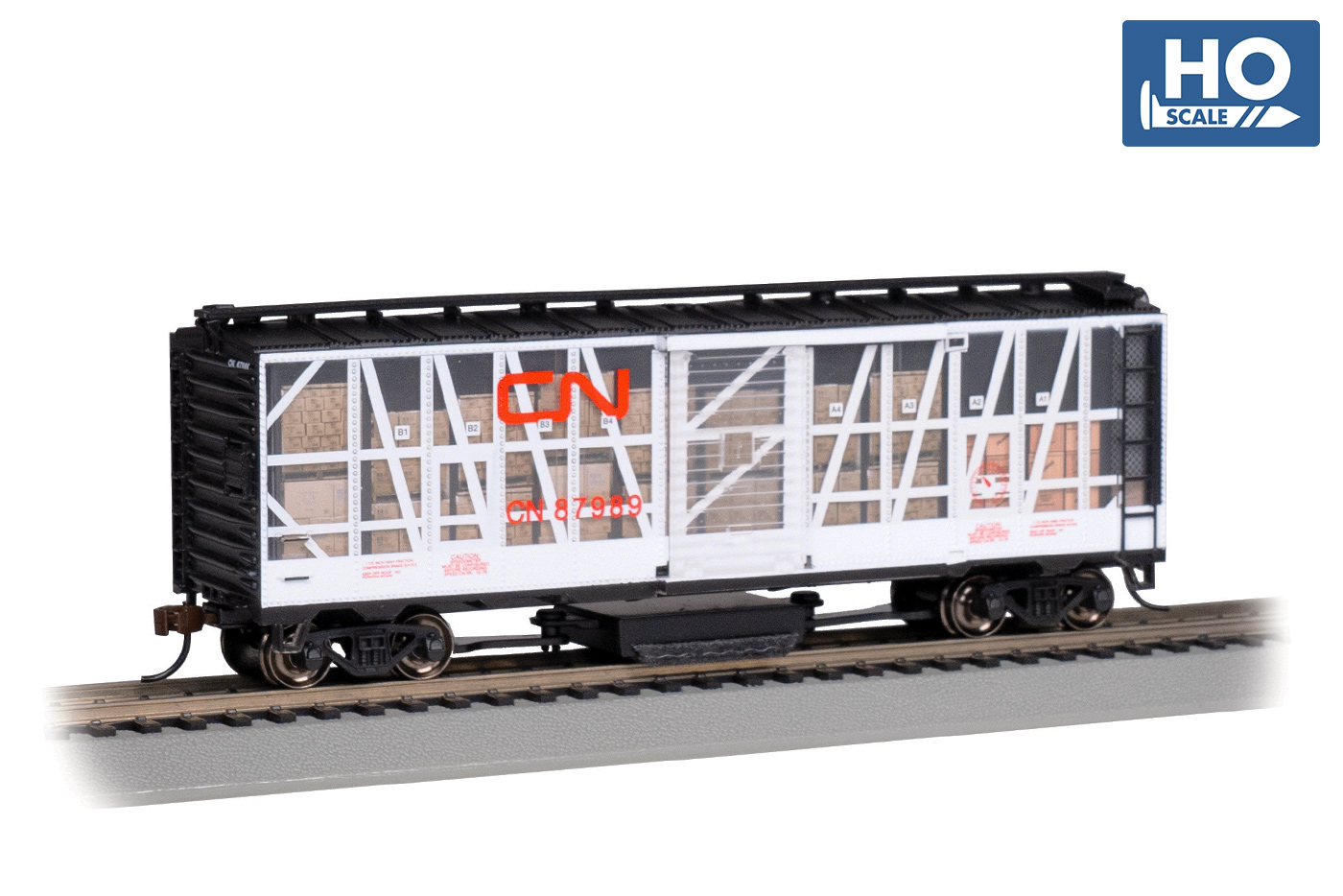 Canadian National #87989 Impact Car - Track Cleaning 40' Boxcar