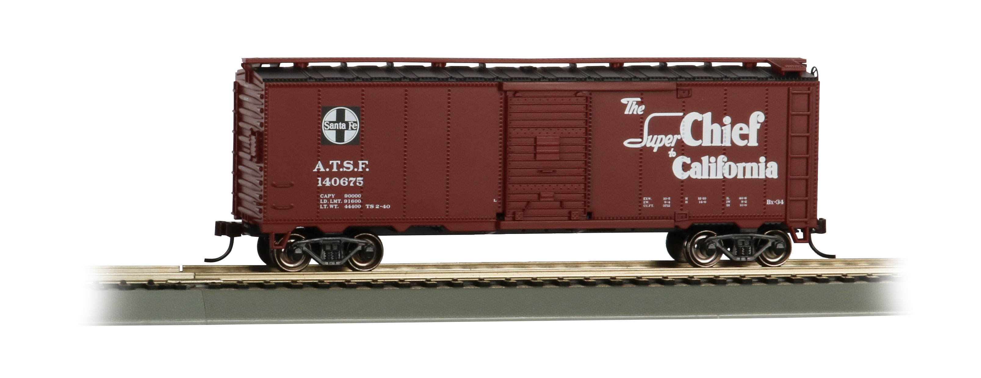 Details about   Accurail Set of 2 HO 50’ Boxcars Santa Fe New! Great Set Beautiful Cars 