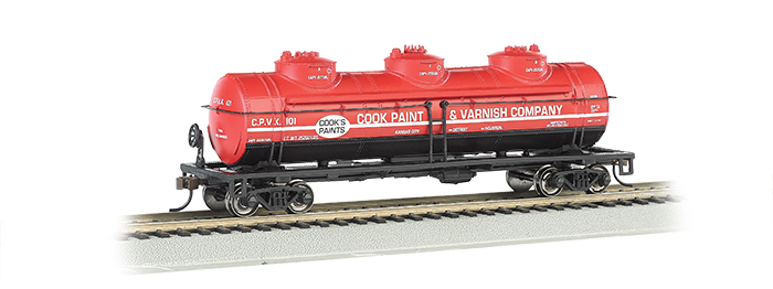 Tank Car - 40' Three Dome - Cook Paint & Varnish Co.