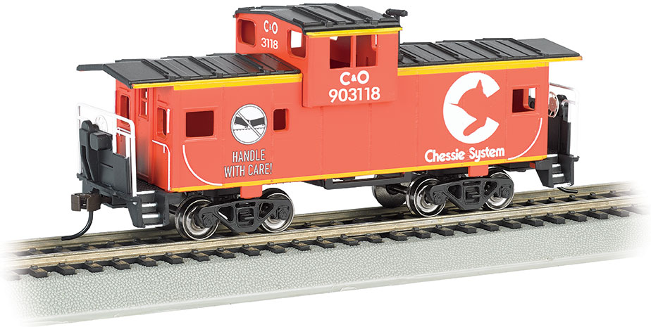 Chessie® #903118 - Orange - 36' Wide-Vision Caboose (HO Scale ...