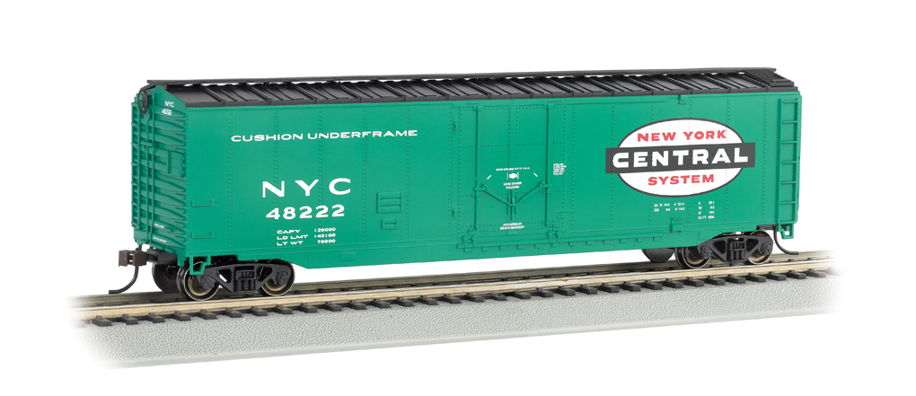 New York Central - 50' Plug Door Box Car (HO Scale)