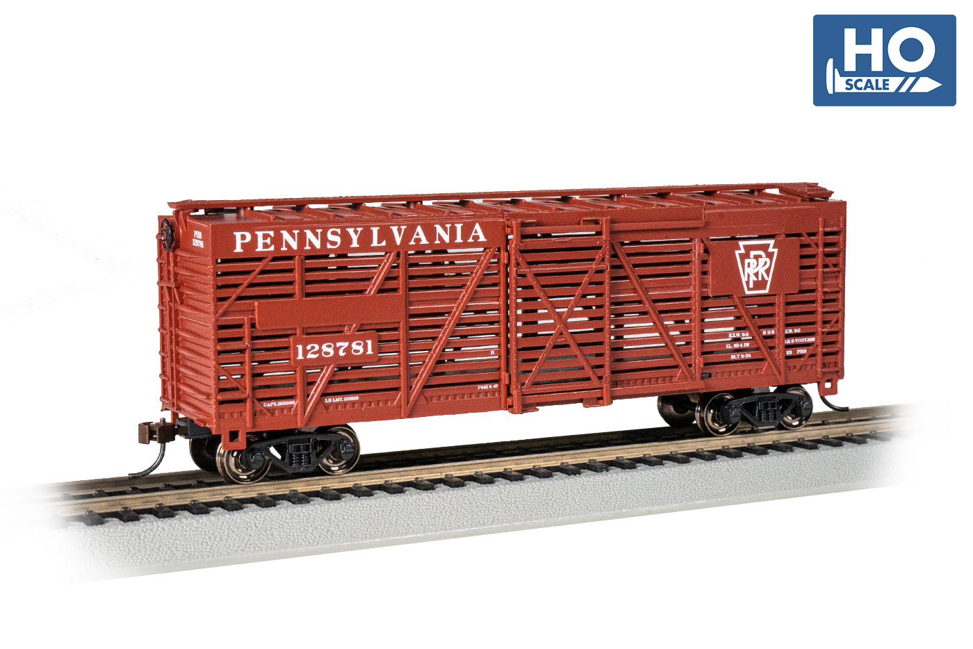 Pennsylvania Railroad #128781 - 40' Stock Car