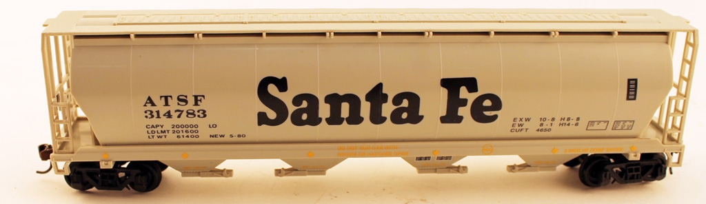 Hopper - 4 Bay Cylindrical Grain - Santa Fe