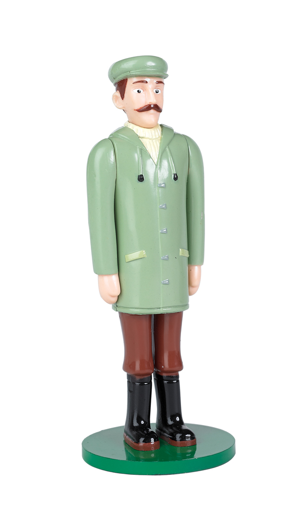 BACHMANN Posable Train Conductor Man & Coat G-Scale Figure #92313 Brand New 