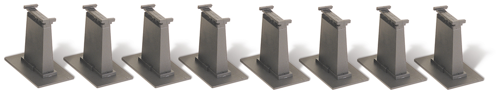 thumbnail image 2 of Bachmann EZ-Track Tall Pier Set For N Scale Trains - 8 Pieces, 44872 2 of 6
