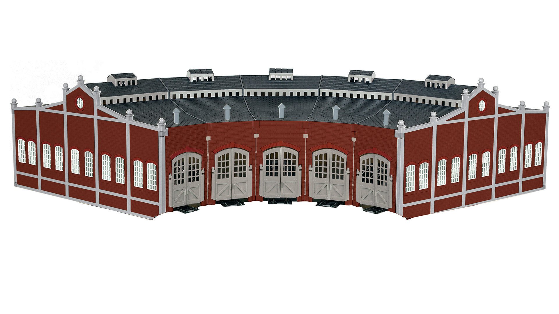 thumbnail image 2 of Bachmann HO Scale Nickel Silver/Gray EZ-Track 33.25in Radius 12-Degree Curve (4 2 of 14
