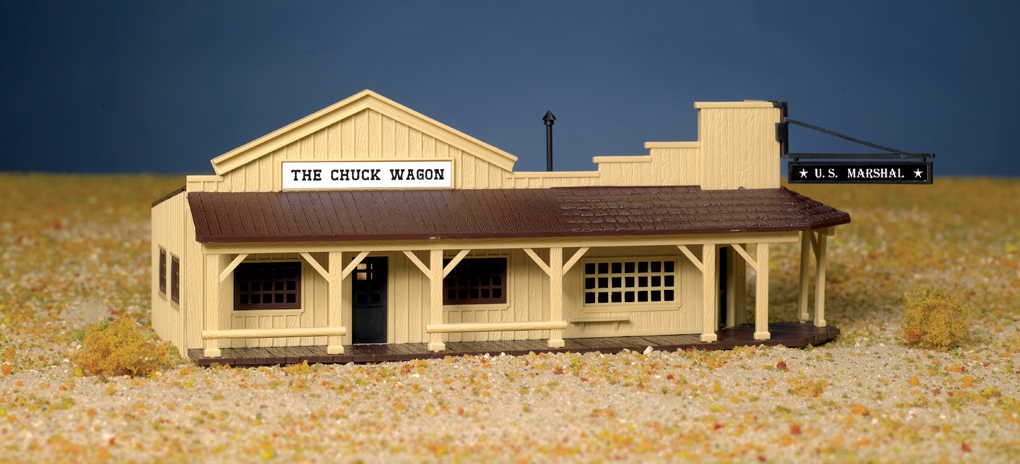 Marshal's Office And Restaurant (HO Scale)