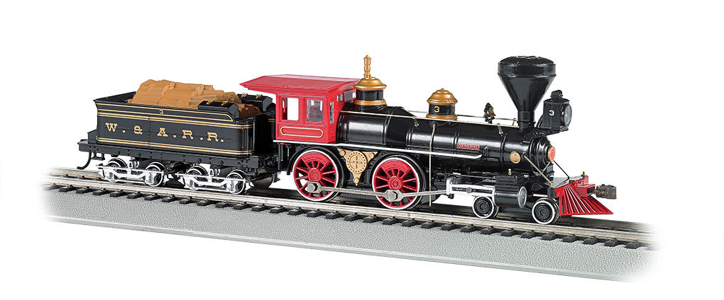 W&ARR - The General - DCC Sound Value (HO American 4-4-0)