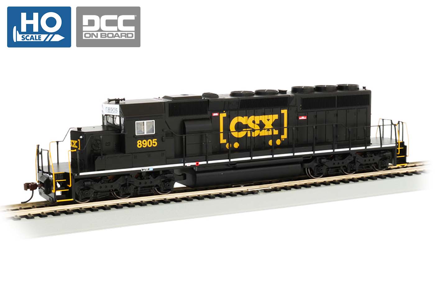 EMD SD40-2 - CSX® BLACK (HTM™) #8905