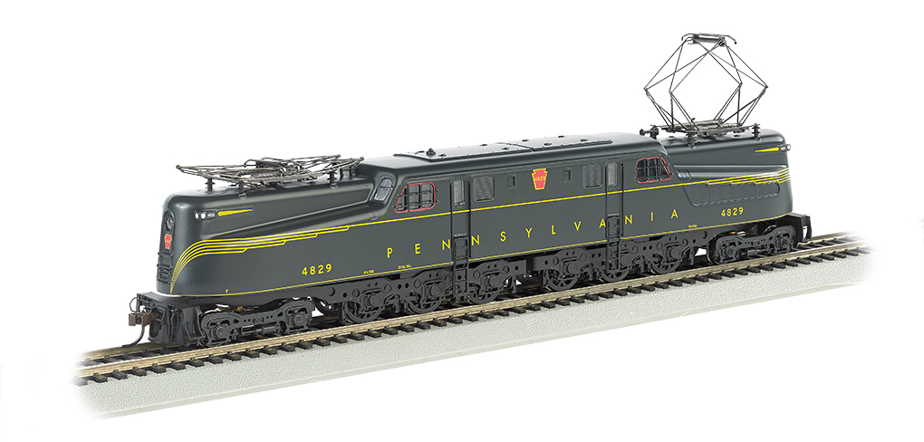PRR #4829 Green Feathered Stripe-DCC Sound Value (HO GG1) [65307 