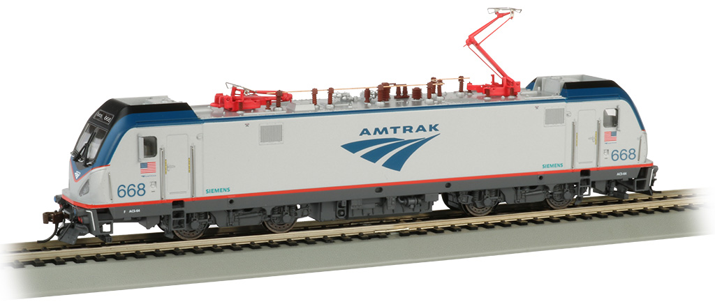 Amtrak #668 - Siemens ACS-64 - DCC Sound