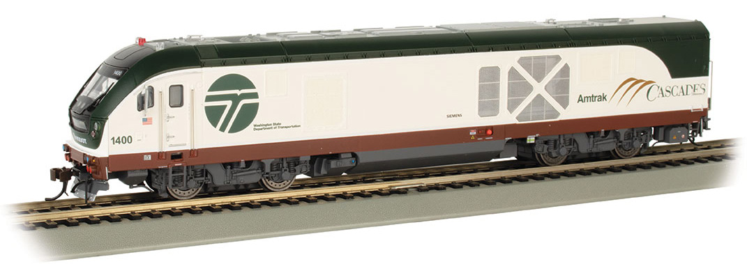 Siemens SC-44 Charger - Amtrak Cascades® (WSDOT) #1400 [67904] - $ :  Bachmann Trains Online Store