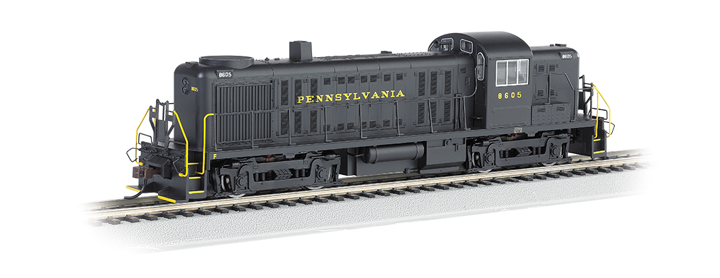 Bachmann Industries Alco RS-3 DCC Sound Value Equipped HO Scale #1536 Diesel Boston and Maine Locomotive Maroon/Yellow/Black 