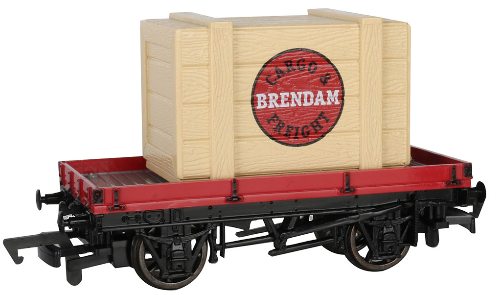 1 Plank Wagon with Brendam Cargo & Freight Crate Details about   Ho Electric Trains 