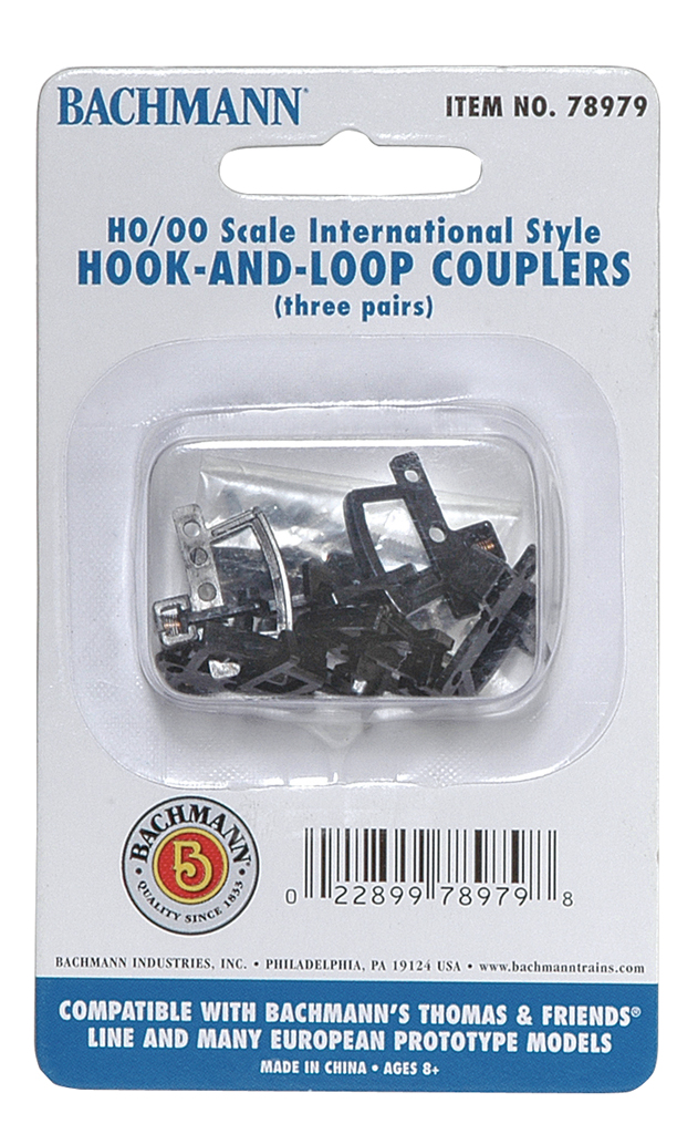 HOOK AND LOOP COUPLERS (HO Scale)