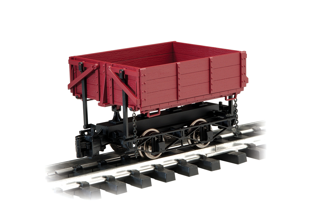 Side-Dump Car - Brown (Large Scale)