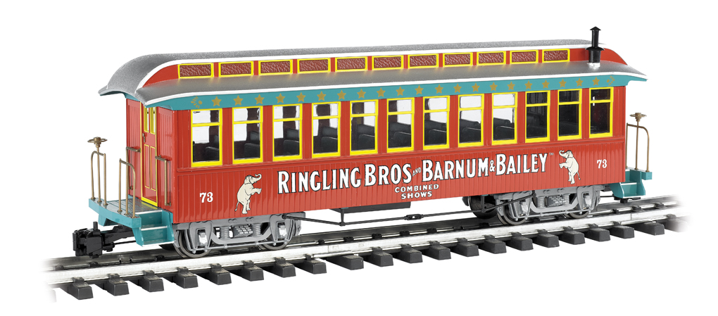 Williams by Bachmann Ringling Bros and Barnum & Bailey Baldwin 4-6-0 O Scale Steam Locomotive 