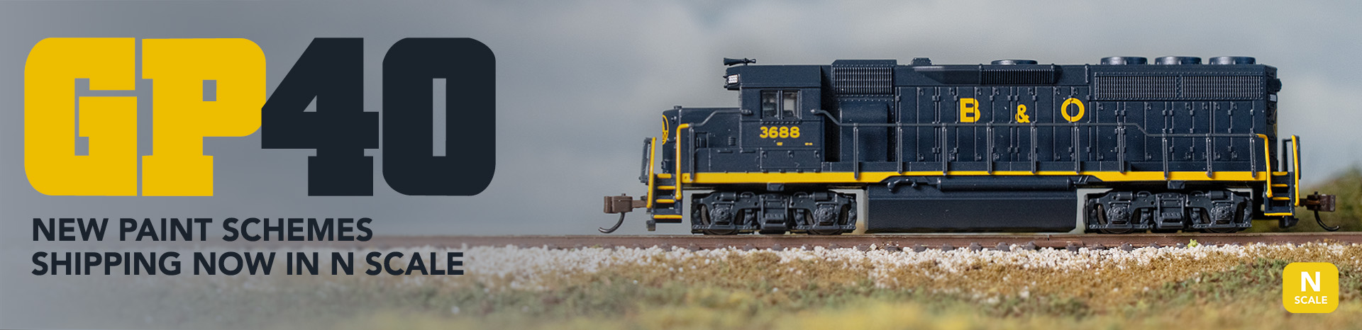 (image for) N Scale GP40 Locomotives